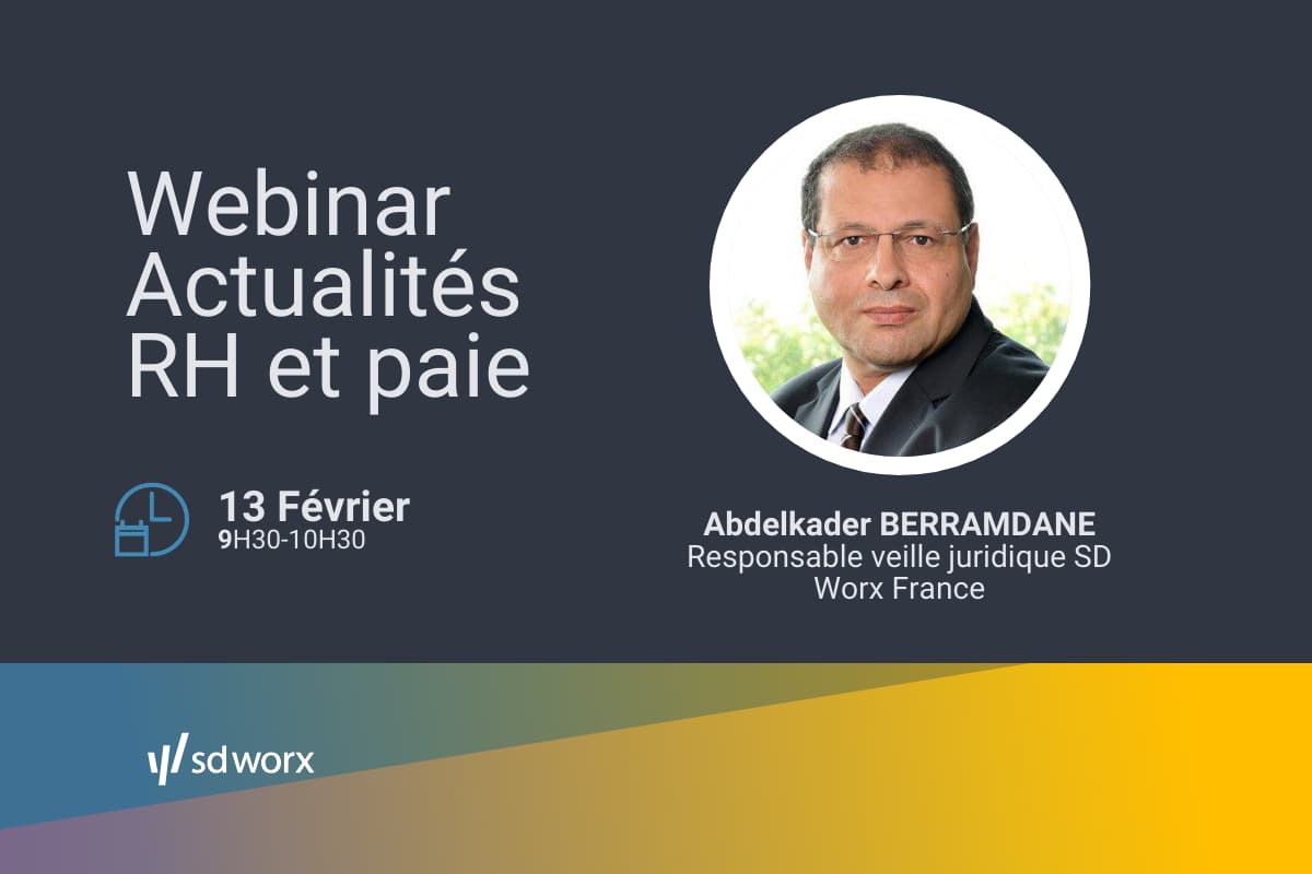 Webinar février actualité légale | SD Worx