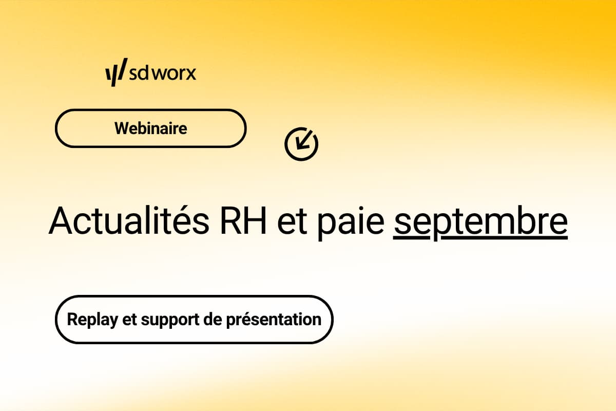 SD Worx webinaire septembre 2026 animé par abdelkader berramdane replay